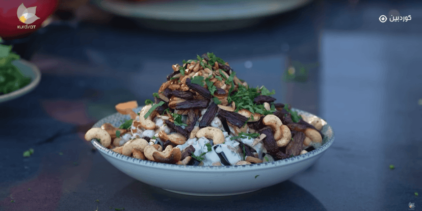 فەتای باینجان بە گۆشت